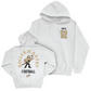 Football White Mascot Hoodie   - Leland Smith