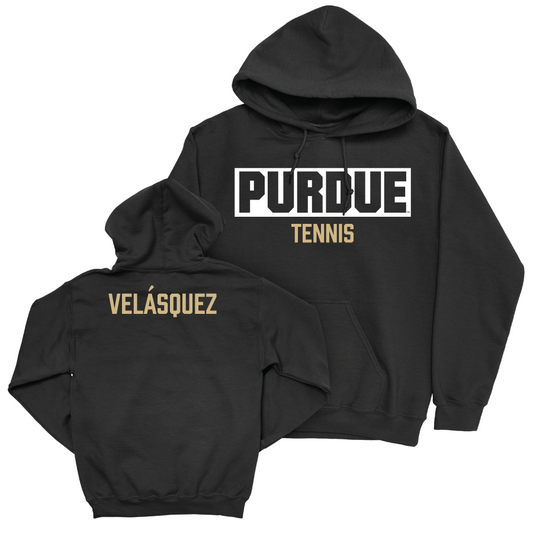 Men's Tennis Black Staple Hoodie     - Juan David Velásquez