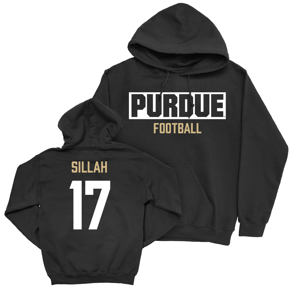 Football Black Staple Hoodie   - Shitta Sillah